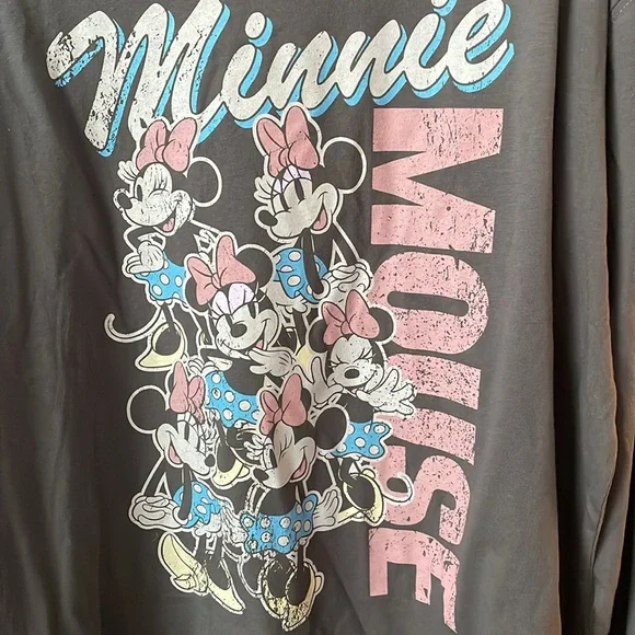 Adult XL Minnie Mouse Long Sleeve T-Shirt - Picture 4 of 4